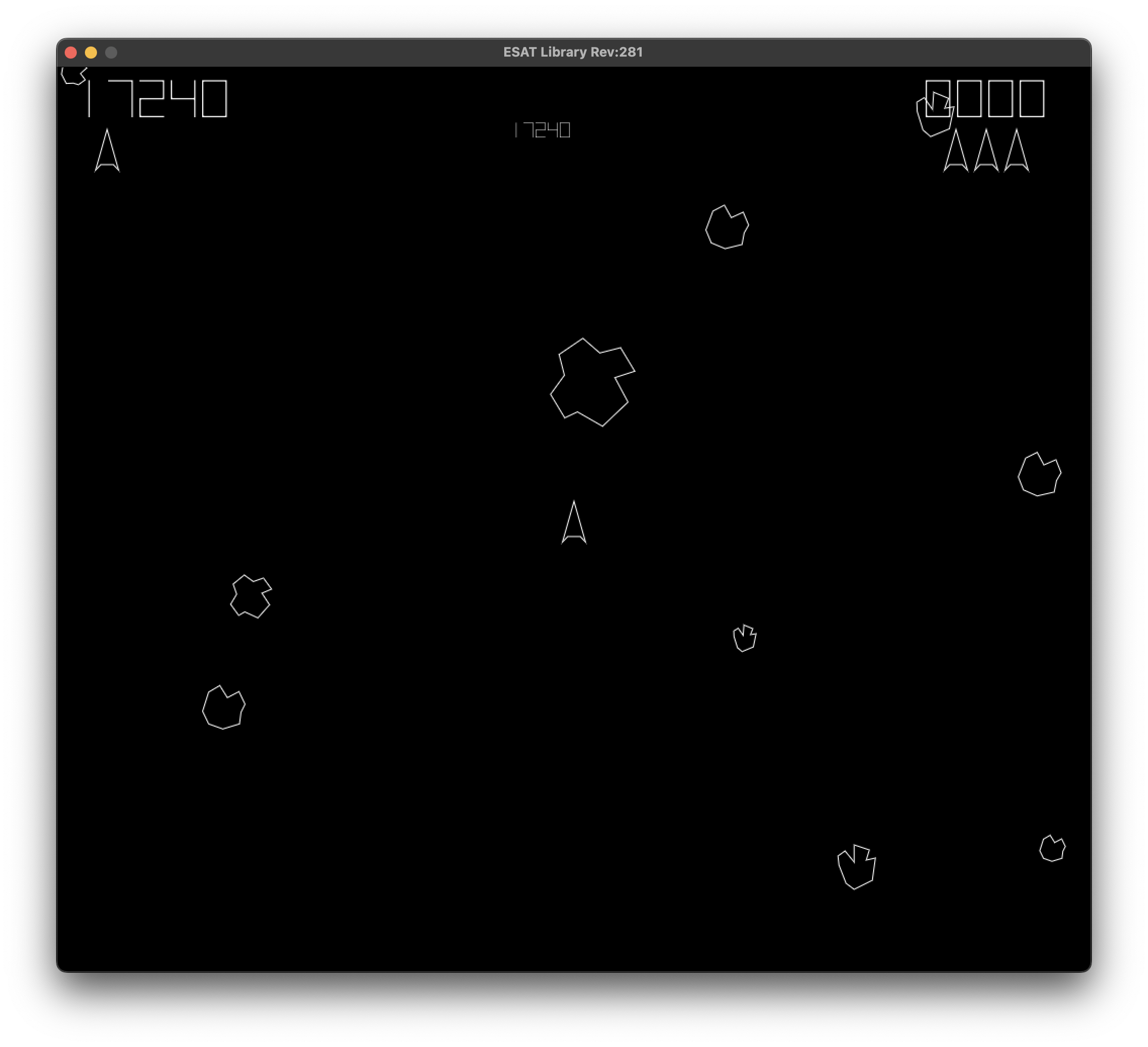 Asteroids Recreation