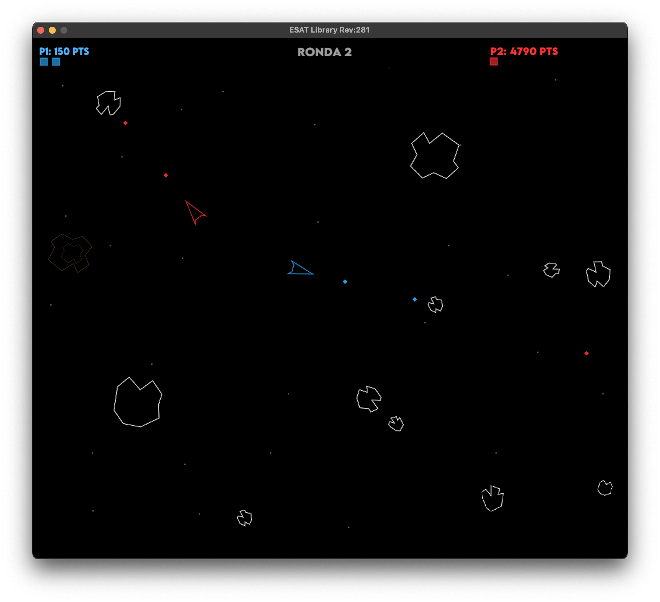Asteroids Lan Demo